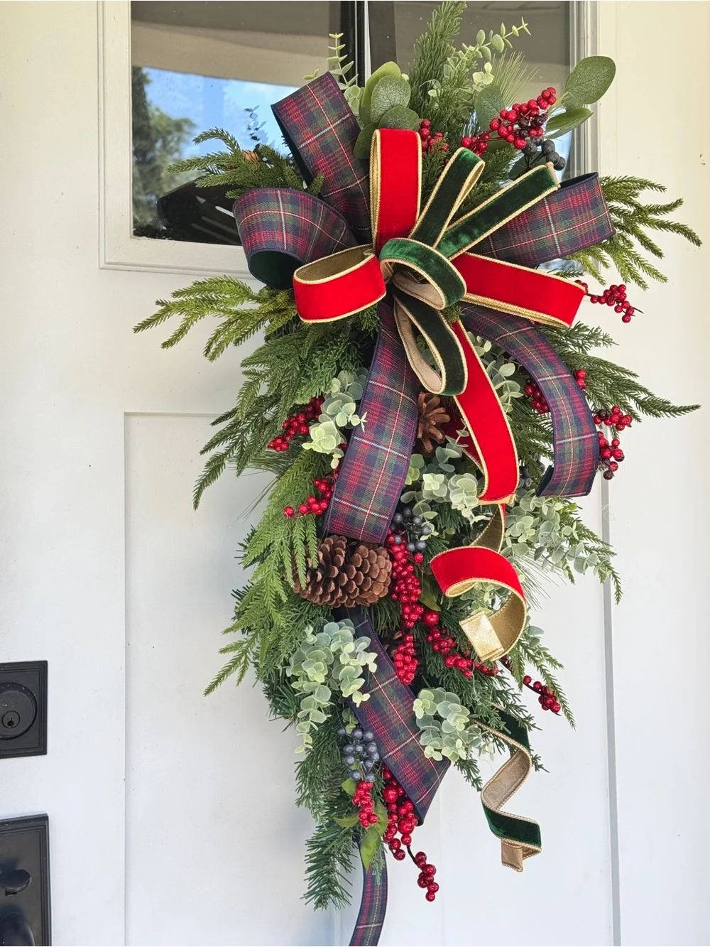 Traditional Tartan Winter/Christmas Wreath